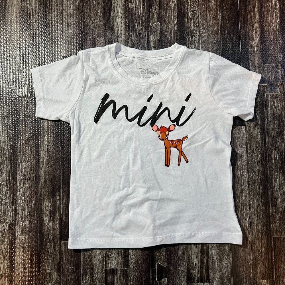 NWOT Disney Toddlers Girls' Bambi Mini Me Short Sleeve Graphic T-Shirt